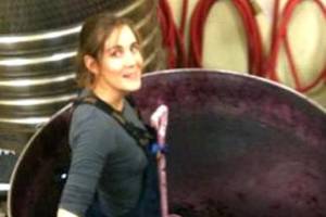 Winemaker Severine Pintes of Le Vieux Pin. (Chris Herbert)